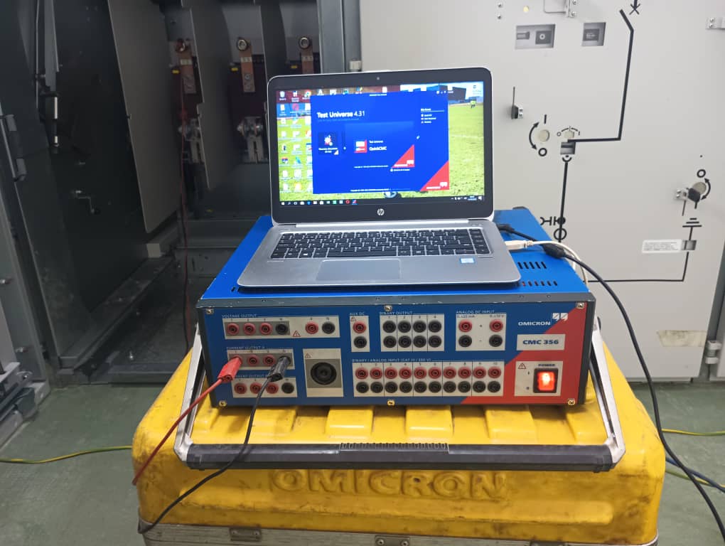 Test de protection avec une valise OMICRON CMC630